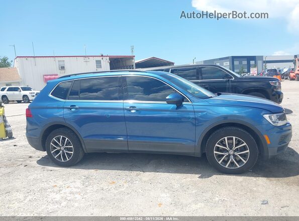 3VV3B7AX7KM016211 2019 VOLKSWAGEN TIGUAN Blue Սալոնի հետևի տեսք