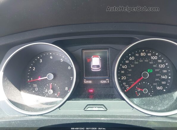 3VV3B7AX7KM016211 2019 VOLKSWAGEN TIGUAN Blue Հետևի նստատեղերի տեսք