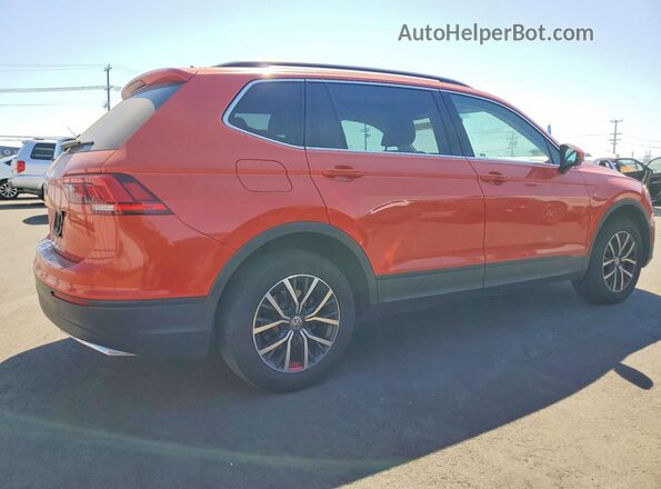 3VV3B7AX7KM066820 2019 VOLKSWAGEN TIGUAN Orange Trasero derecho