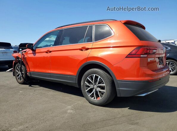 3VV3B7AX7KM066820 2019 VOLKSWAGEN TIGUAN Orange Trasero izquierdo
