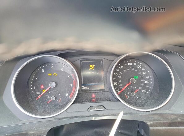 3VV3B7AX7MM154818 2021 VOLKSWAGEN TIGUAN Gray Vista del cuadro de instrumentos