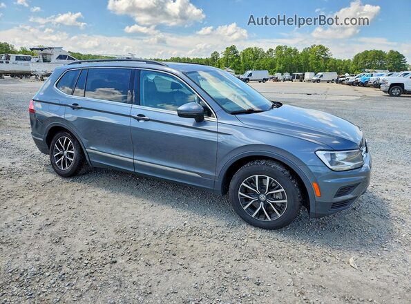 3VV3B7AX7MM158562 2021 VOLKSWAGEN TIGUAN Charcoal Передня права чверть