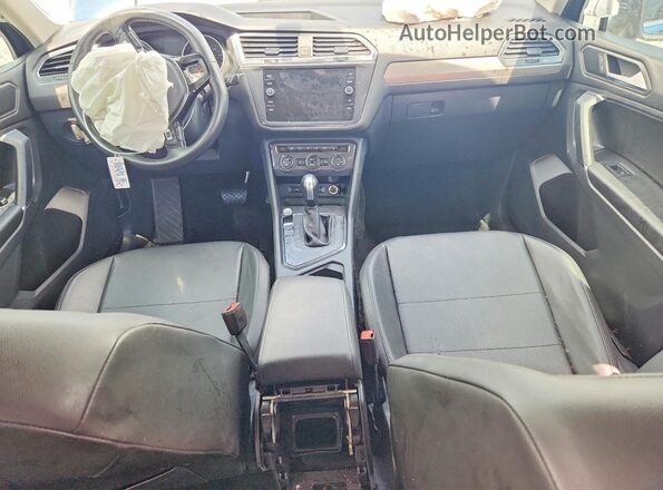 3VV3B7AX8LM115704 2020 VOLKSWAGEN TIGUAN Blue Dashboard view