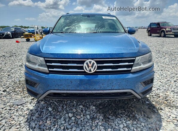 3VV3B7AX8LM115704 2020 VOLKSWAGEN TIGUAN Blue Front view
