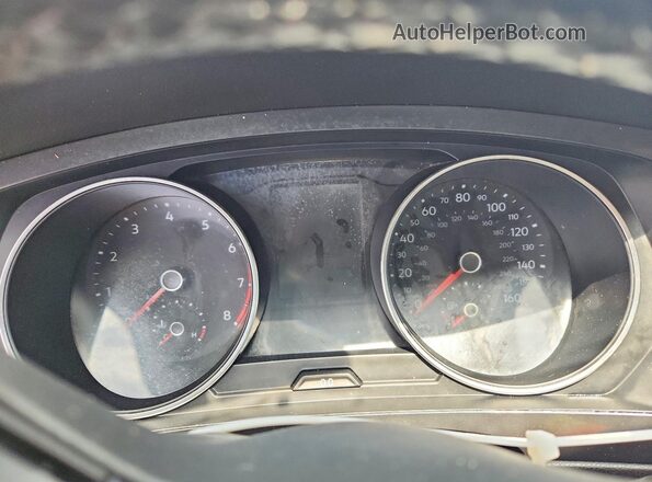 3VV3B7AX8LM115704 2020 VOLKSWAGEN TIGUAN Blue Instrument cluster view