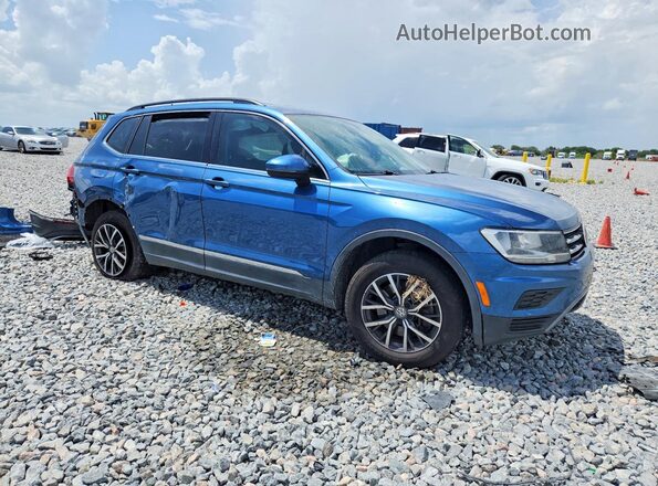 3VV3B7AX8LM115704 2020 VOLKSWAGEN TIGUAN Blue Front right