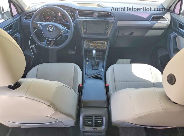 3VV3B7AX8MM065792 2021 VOLKSWAGEN TIGUAN White წინა პანელის ხედი