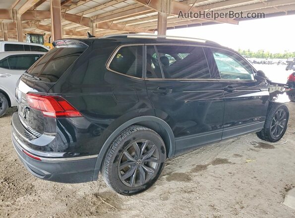 3VV3B7AX8NM094419 2022 VOLKSWAGEN TIGUAN Black Tył prawy
