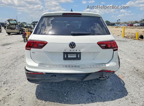 3VV3B7AX8NM167143 2022 VOLKSWAGEN TIGUAN White Widok z tyłu