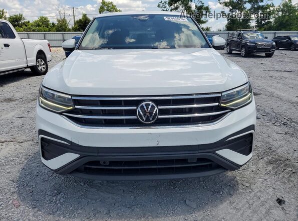 3VV3B7AX8NM167143 2022 VOLKSWAGEN TIGUAN White Widok z przodu