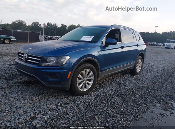 3VV3B7AX9JM166397 2018 VOLKSWAGEN TIGUAN Blue Vista tres cuartos delantera izquierda