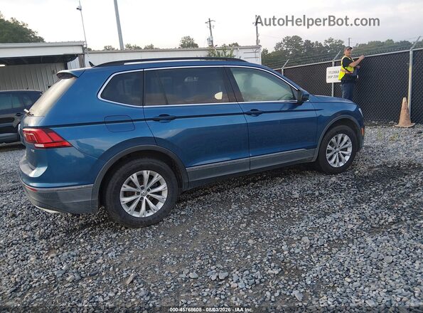 3VV3B7AX9JM166397 2018 VOLKSWAGEN TIGUAN Blue Trasero derecho