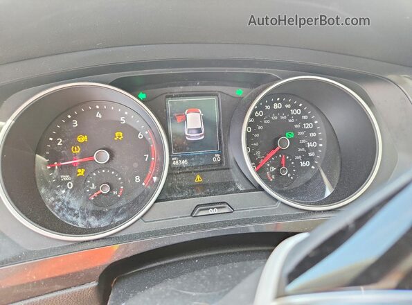 3VV3B7AX9LM118448 2020 VOLKSWAGEN TIGUAN White Instrument cluster view