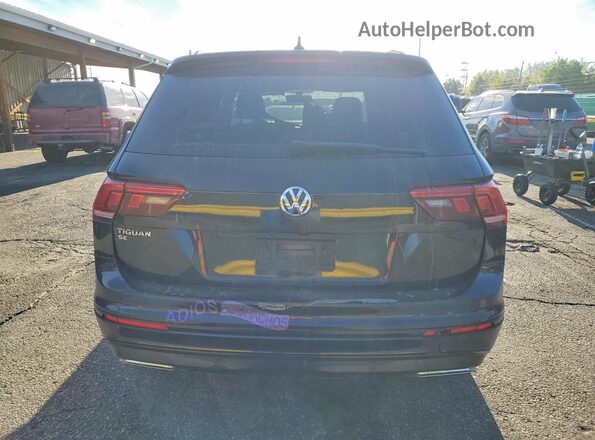 3VV3B7AX9LM160652 2020 VOLKSWAGEN TIGUAN Black Widok z tyłu