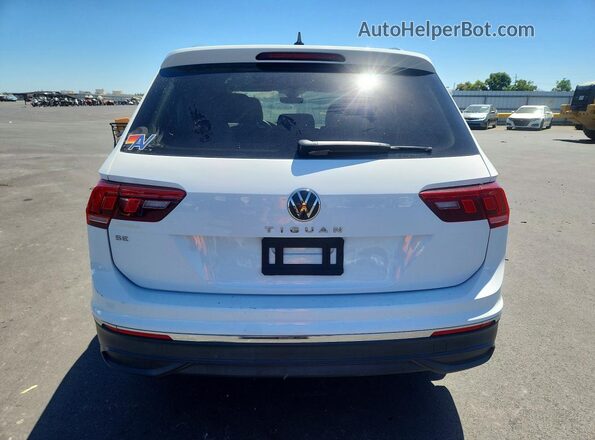 3VV3B7AX9NM082845 2022 VOLKSWAGEN TIGUAN White Vista trasera
