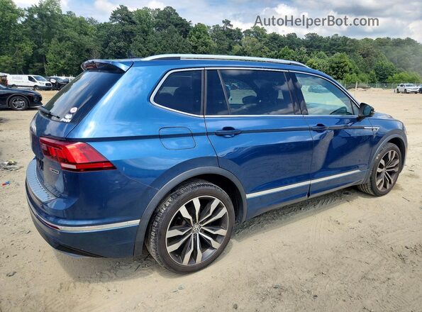 3VV4B7AX0KM023957 2019 VOLKSWAGEN TIGUAN Blue უკანა მარჯვენა