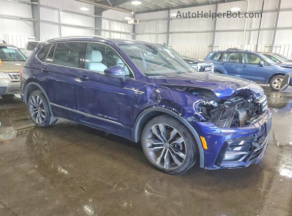 3VV4B7AX0MM047520 2021 VOLKSWAGEN TIGUAN Blue წინა მარჯვენა
