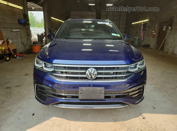 3VV4B7AX0RM062607 2024 VOLKSWAGEN TIGUAN Blue Դիմացի տեսք