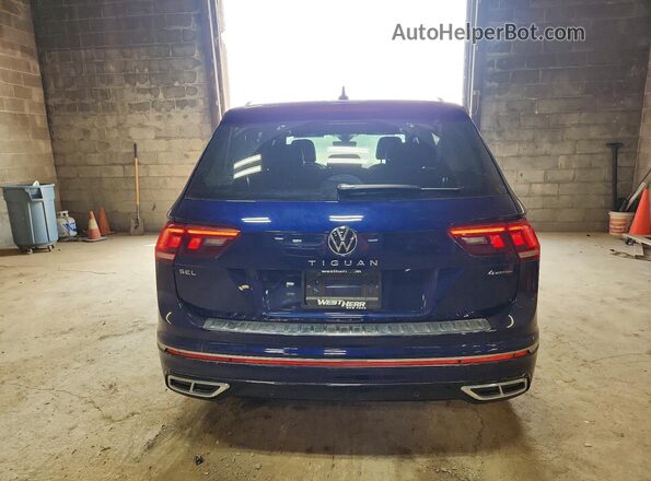 3VV4B7AX0RM062607 2024 VOLKSWAGEN TIGUAN Blue Հետևի տեսք