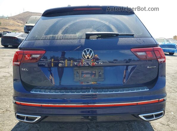 3VV4B7AX1PM039253 2023 VOLKSWAGEN TIGUAN Blue Rear view
