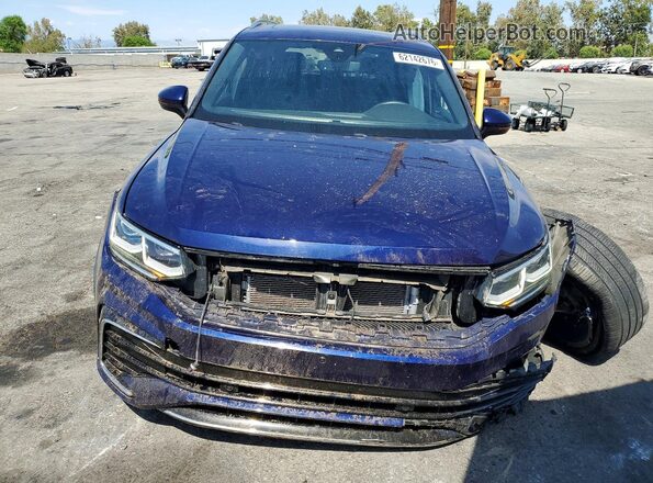3VV4B7AX1PM039253 2023 VOLKSWAGEN TIGUAN Blue Front view