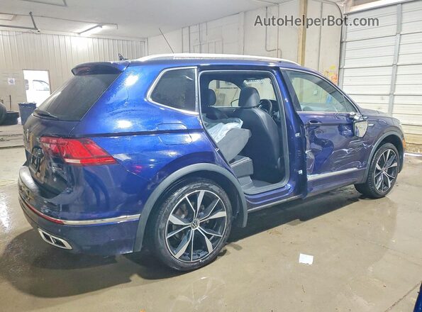 3VV4B7AX2RM104761 2024 VOLKSWAGEN TIGUAN Синий Задняя правая четверть