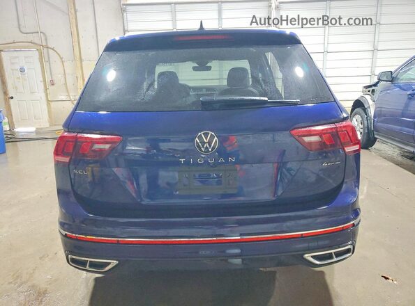 3VV4B7AX2RM104761 2024 VOLKSWAGEN TIGUAN Синий Вид сзади
