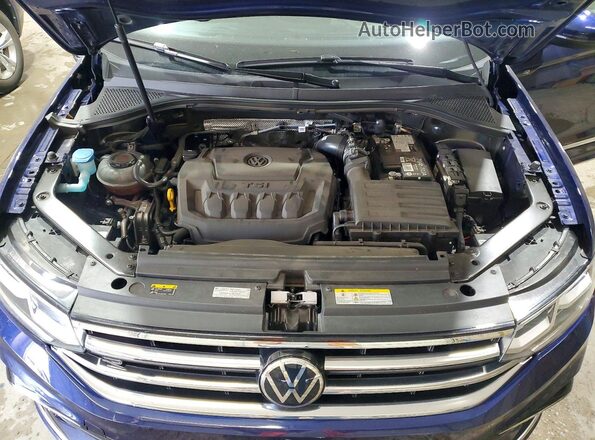 3VV4B7AX2RM104761 2024 VOLKSWAGEN TIGUAN Синий Вид подкапотного пространства