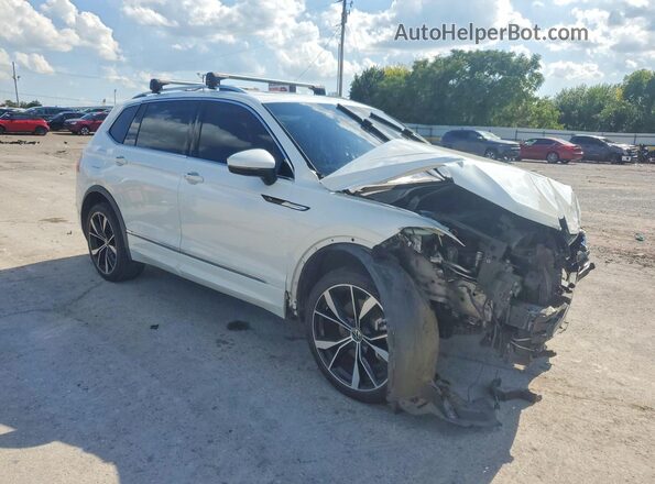 3VV4B7AX5NM025045 2022 VOLKSWAGEN TIGUAN Белый Передняя правая четверть