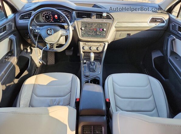 3VV4B7AX7KM041811 2019 VOLKSWAGEN TIGUAN Black Вид панелі приладів