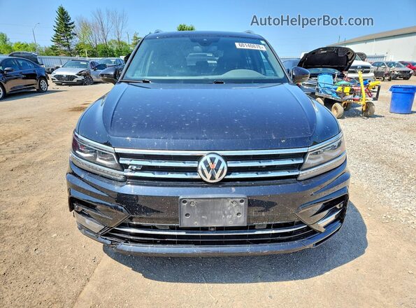 3VV4B7AX7LM022337 2020 VOLKSWAGEN TIGUAN Black Front view
