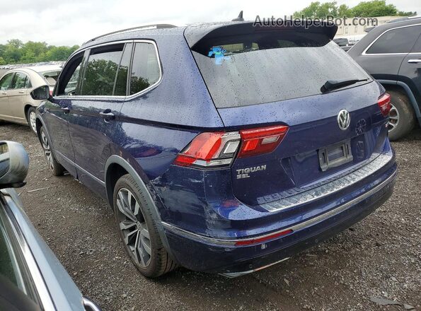 3VV4B7AX7MM042007 2021 VOLKSWAGEN TIGUAN Blue Задня ліва чверть