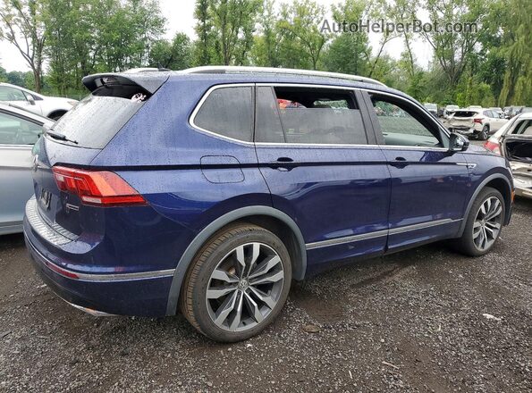3VV4B7AX7MM042007 2021 VOLKSWAGEN TIGUAN Blue Задня права чверть