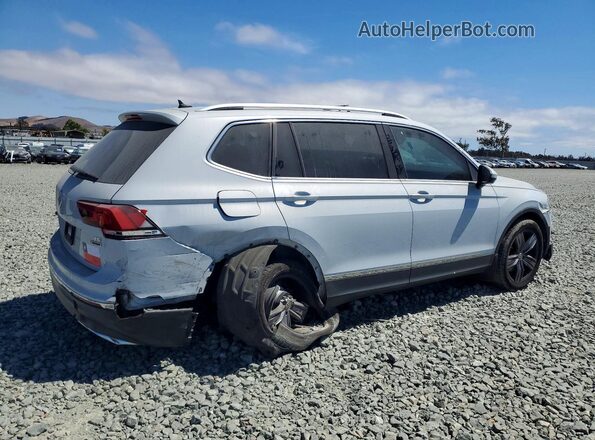 3VV4B7AX8JM003440 2018 VOLKSWAGEN TIGUAN Синий Задняя правая четверть