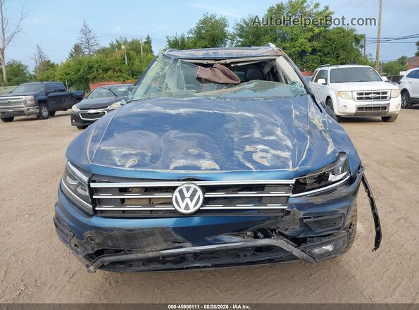 3VV4B7AX8JM196317 2018 VOLKSWAGEN TIGUAN Blue წინა ხედი