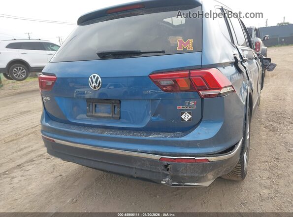 3VV4B7AX8JM196317 2018 VOLKSWAGEN TIGUAN Blue 