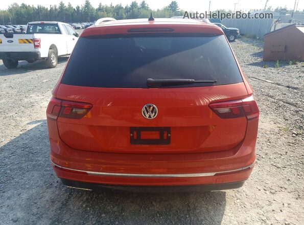 3VV4B7AX9JM155324 2018 VOLKSWAGEN TIGUAN Orange უკანა ხედი