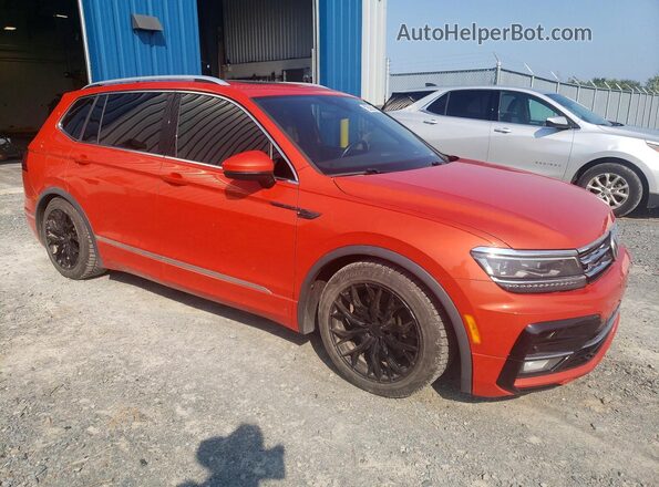 3VV4B7AX9JM155324 2018 VOLKSWAGEN TIGUAN Orange წინა მარჯვენა