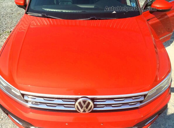 3VV4B7AX9JM155324 2018 VOLKSWAGEN TIGUAN Orange უკანა სალონის ხედი