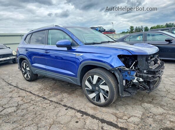 3VV4X7B28RM090885 2024 VOLKSWAGEN TAOS Blue Передня права чверть