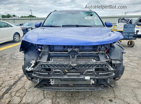 3VV4X7B28RM090885 2024 VOLKSWAGEN TAOS Blue Вид спереду