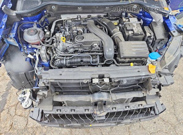 3VV4X7B28RM090885 2024 VOLKSWAGEN TAOS Blue Вид підкапотного простору