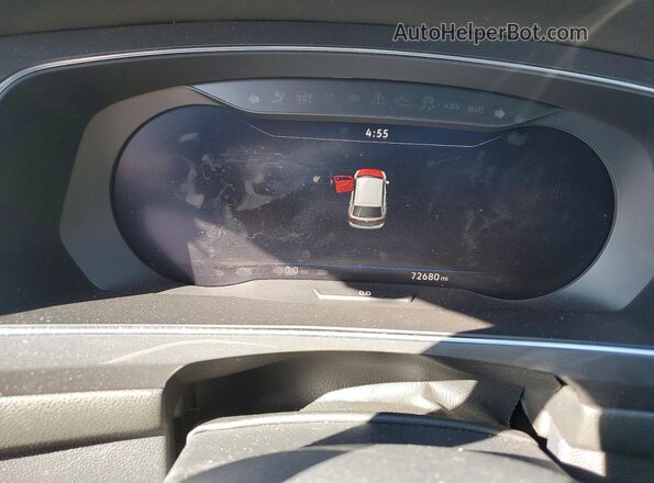 3VV5B7AX2JM061595 2018 VOLKSWAGEN TIGUAN Orange Սարքավորումների վահանակի տեսք