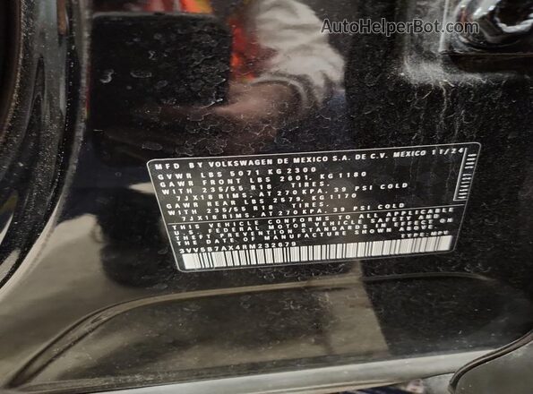 3VV5B7AX4RM232679 2024 VOLKSWAGEN TIGUAN Black VIN sticker view
