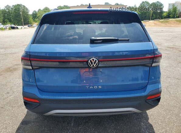 3VV5C7B25SM058708 2025 VOLKSWAGEN TAOS Blue Вид ззаду
