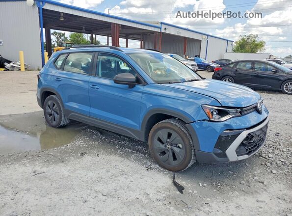 3VV5C7B25SM069191 2025 VOLKSWAGEN TAOS Blue Delantero derecho
