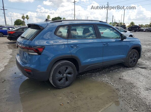 3VV5C7B25SM069191 2025 VOLKSWAGEN TAOS Blue Trasero derecho