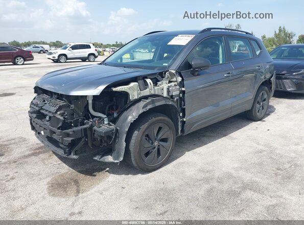 3VV5C7B29SM034136 2025 VOLKSWAGEN TAOS Gray Առջևի ձախ երեք քառորդ տեսարան