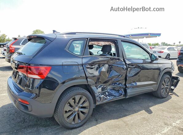 3VV5X7B20RM115671 2024 VOLKSWAGEN TAOS Черный Задняя правая четверть