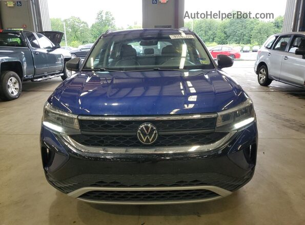 3VV5X7B28RM080958 2024 VOLKSWAGEN TAOS Blue Widok wnętrza 360 stopni